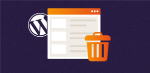 How to delete a page in WordPress
