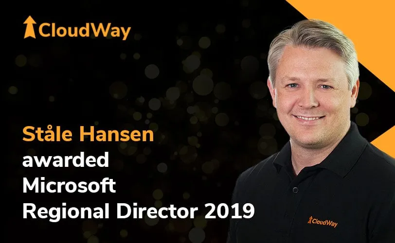 Stale Hansen awarded microsoft Regional Director 2019