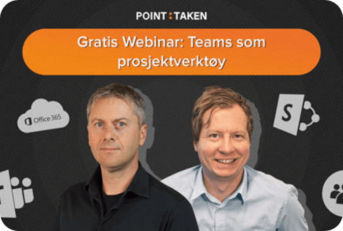 Point Taken Gratis Webinar: Teams som prosjektverktoy