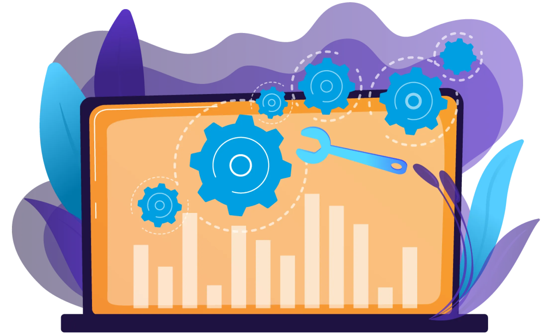 Digitalfeet SEO maintenance illustrator